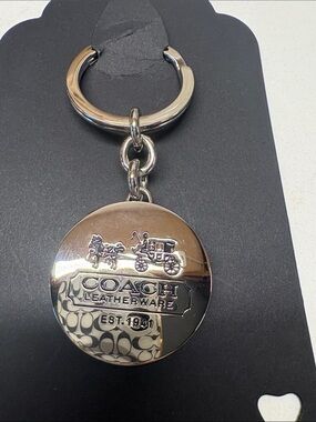 Coach Locket Horse and Carriage Key Ring